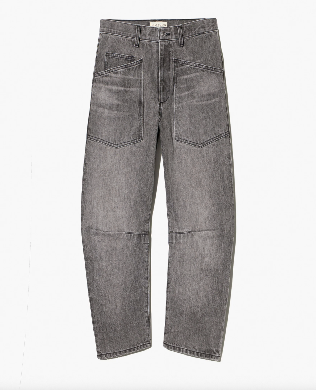 NILI LOTAN Jeans Shon Jean, Ash Grey Wash Soho-Boutique