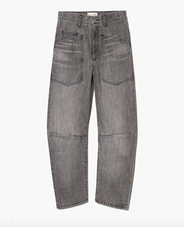 NILI LOTAN Jeans Shon Jean, Ash Grey Wash Soho-Boutique