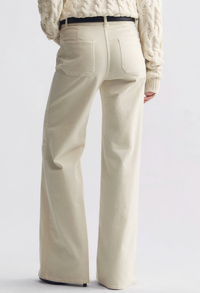 NILI LOTAN Pant Florence Corduroy Pant, Stone Soho-Boutique