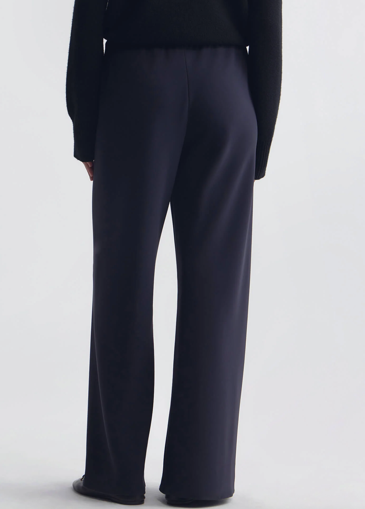 NILI LOTAN Pant Marlow Wide Leg Pant, Midnight Soho-Boutique