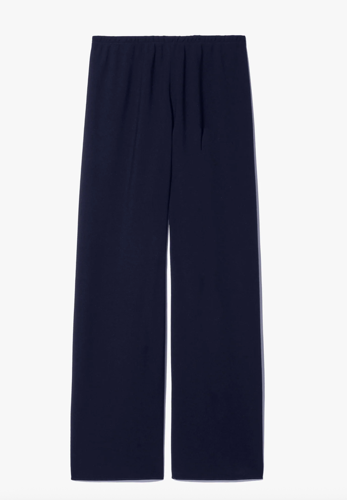 NILI LOTAN Pant Marlow Wide Leg Pant, Midnight Soho-Boutique