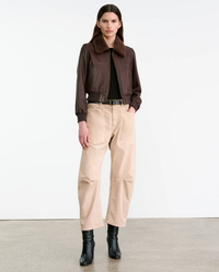 NILI LOTAN Pant Shon Corduroy Pant, Light Blush Soho-Boutique