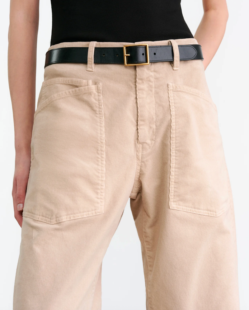 NILI LOTAN Pant Shon Corduroy Pant, Light Blush Soho-Boutique