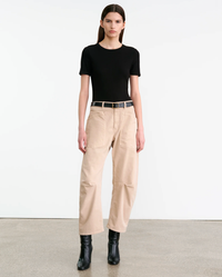 NILI LOTAN Pant Shon Corduroy Pant, Light Blush Soho-Boutique