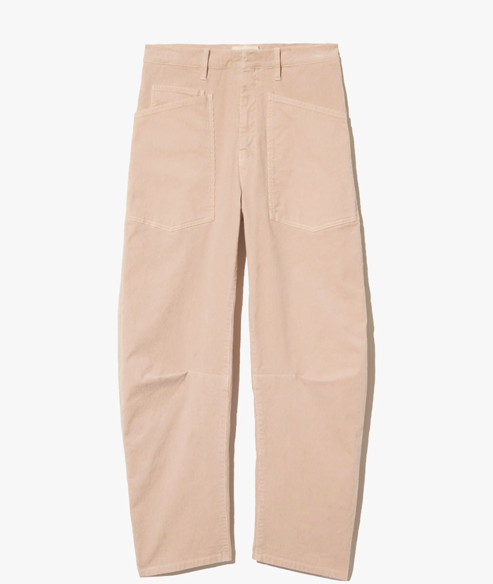 NILI LOTAN Pant Shon Corduroy Pant, Light Blush Soho-Boutique