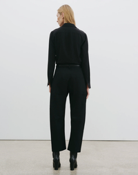 NILI LOTAN Pant Shon Wool Pant, Black Soho-Boutique