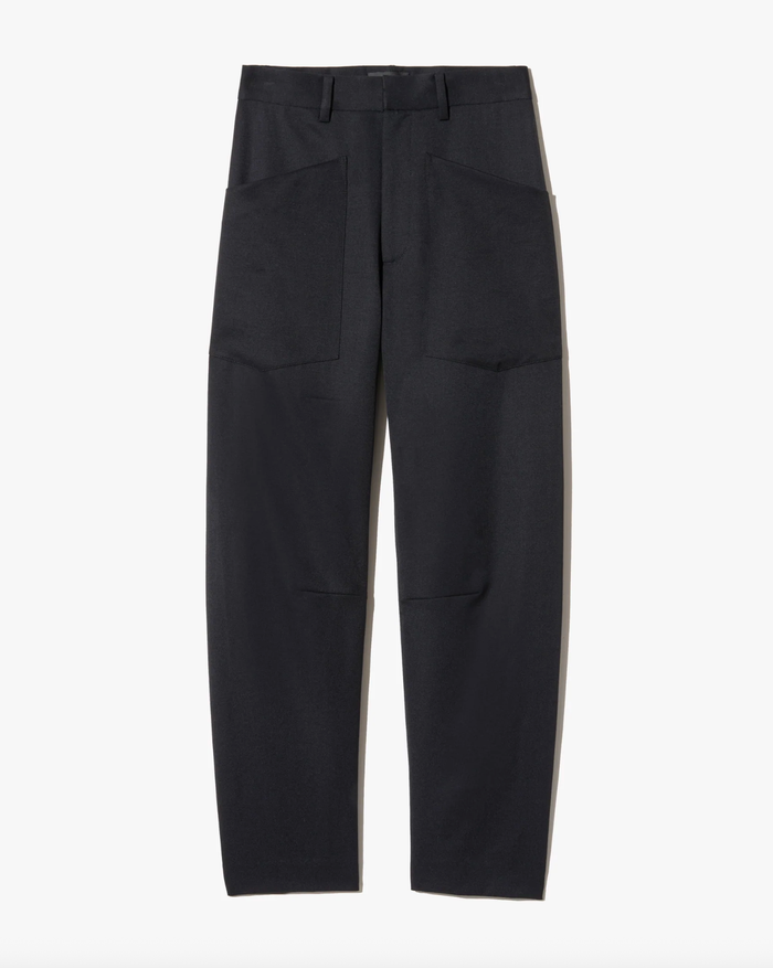 NILI LOTAN Pant Shon Wool Pant, Black Soho-Boutique