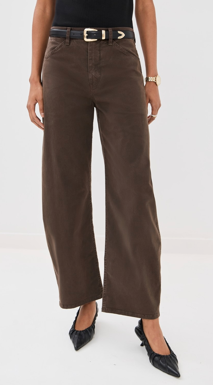 NILI LOTAN Pant Tribeca Pant, Chocolate Brown Soho-Boutique
