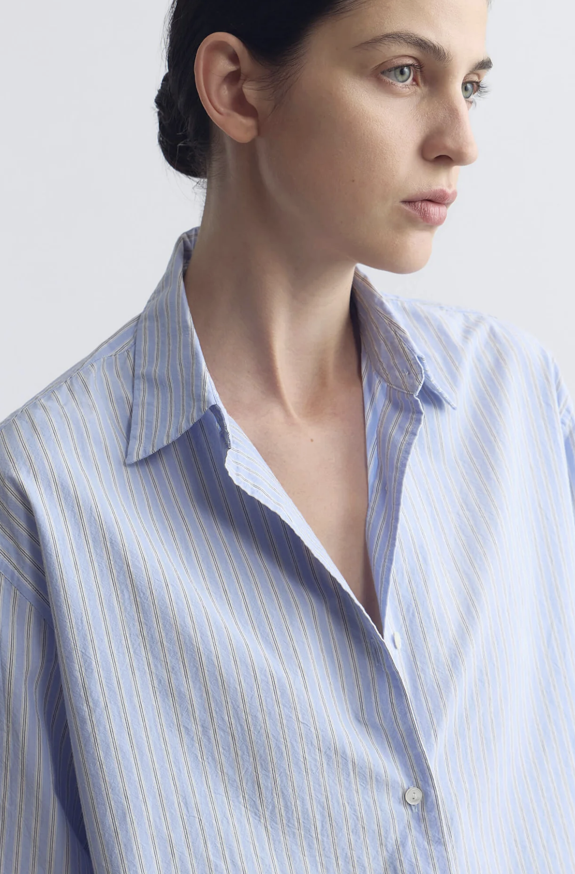 NILI LOTAN Shirt Yorke Shirt, Ciel Stripes Soho-Boutique