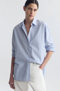 NILI LOTAN Shirt Yorke Shirt, Ciel Stripes Soho-Boutique