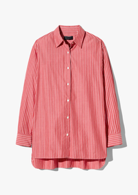 NILI LOTAN Shirt Yorke Shirt, Red White Stripe Soho-Boutique