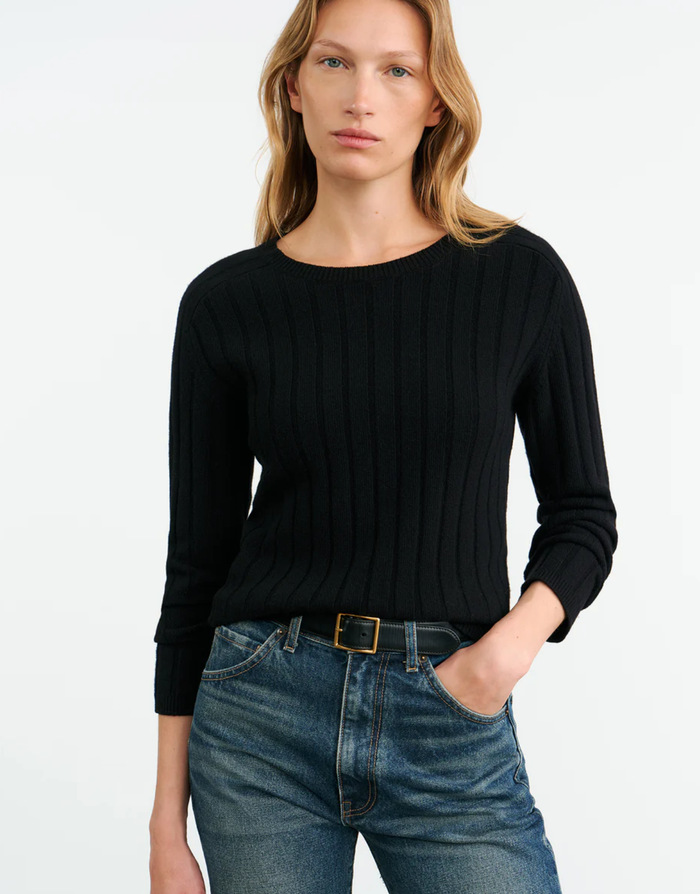 NILI LOTAN Sweater Alise Sweater, Black Soho-Boutique
