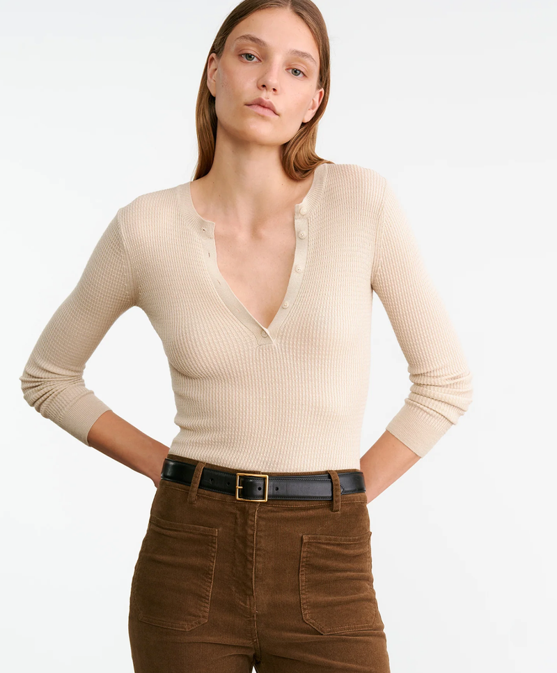 NILI LOTAN Sweater Bijoux Sweater, Tusk Soho-Boutique
