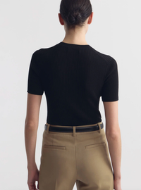 NILI LOTAN Sweater Dorset Sweater, Black Soho-Boutique