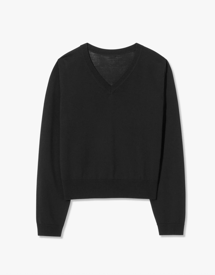 NILI LOTAN Sweater Janah Sweater, Black Soho-Boutique