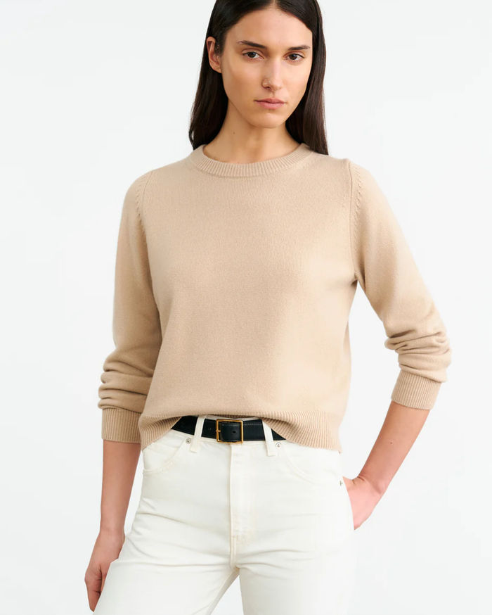 NILI LOTAN sweater Nora Sweater, Taupe Soho-Boutique