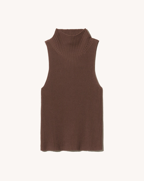 NILI LOTAN Sweater Sonia Sweater, Brown Soho-Boutique