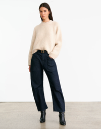 NILI LOTAN Sweater Tomaso Sweater, Ivory Soho-Boutique