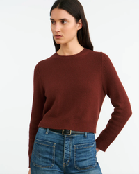 NILI LOTAN Sweater Venus Sweater, Dark Rust Soho-Boutique