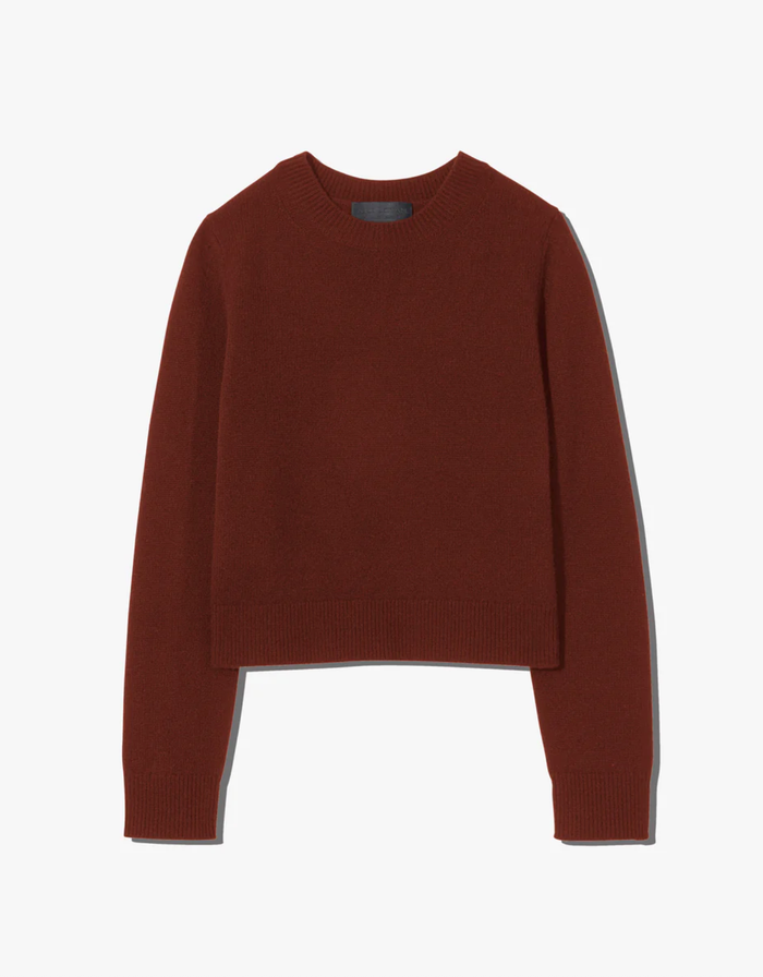 NILI LOTAN Sweater Venus Sweater, Dark Rust Soho-Boutique