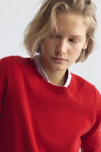 NILI LOTAN Sweater Venus Sweater, True Red Soho-Boutique