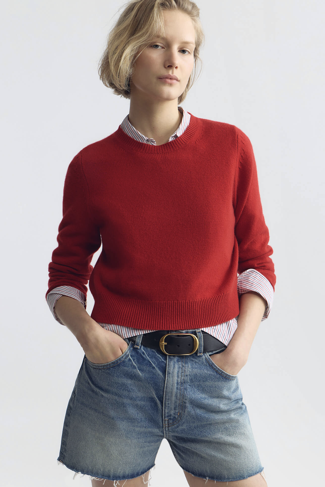 NILI LOTAN Sweater Venus Sweater, True Red Soho-Boutique