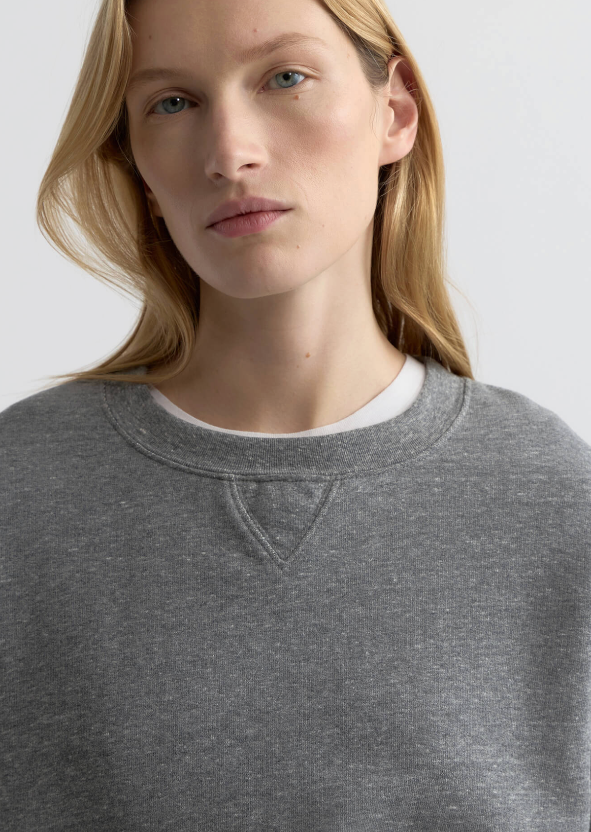 NILI LOTAN Sweatshirt Gladys Sweatshirt, Heather Grey Soho-Boutique