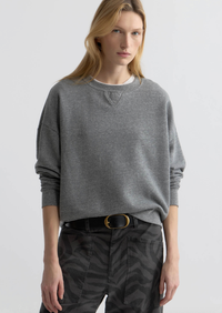NILI LOTAN Sweatshirt Gladys Sweatshirt, Heather Grey Soho-Boutique