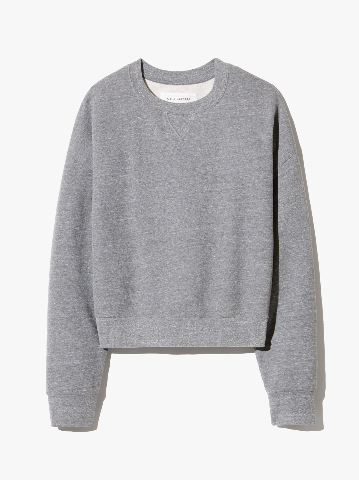 NILI LOTAN Sweatshirt Gladys Sweatshirt, Heather Grey Soho-Boutique