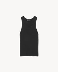 NILI LOTAN Tank Lottie Silk Knit Tank, Black Soho-Boutique