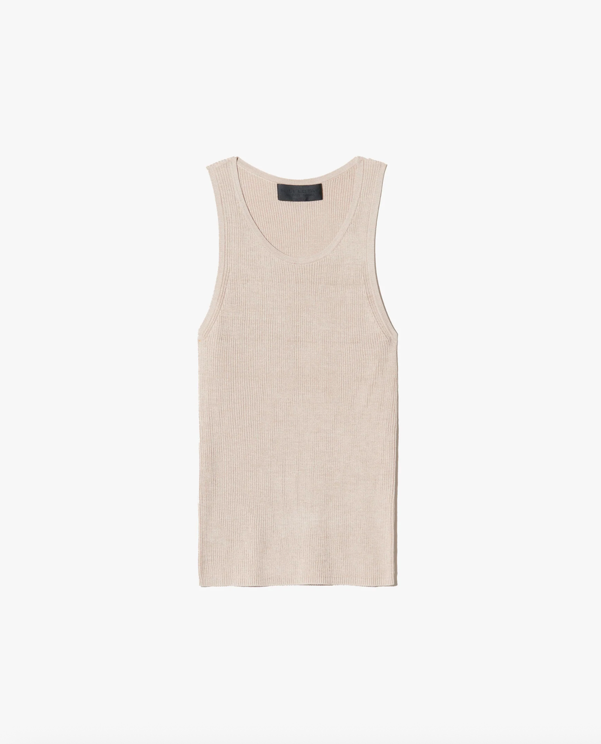 NILI LOTAN Tank Lottie Silk Tank, Stone Soho-Boutique