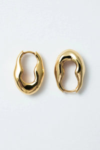 Nina Gordon Earrings Marina Hoop, Gold Soho-Boutique