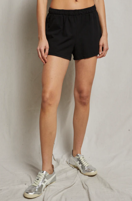 perfectwhitetee Adia Shorts, True Black Soho-Boutique