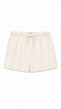 perfectwhitetee Layla Sweat Shorts, Bright Ivory Soho-Boutique