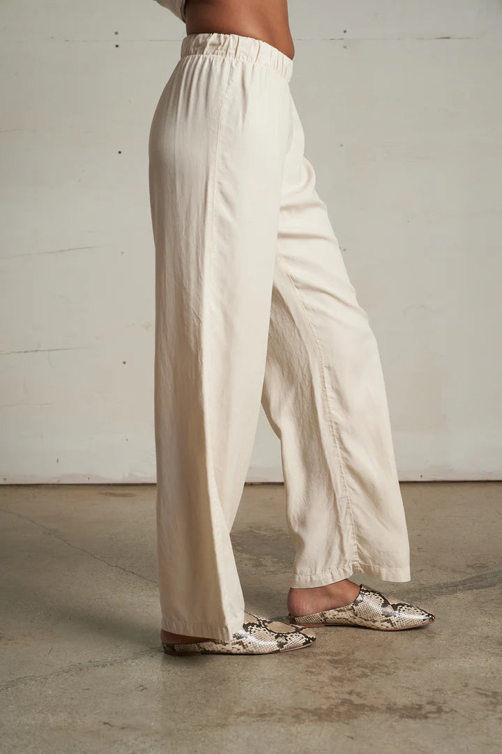 perfectwhitetee Pant Hana Tencel Pant, Sugar Soho-Boutique