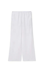perfectwhitetee Pant Lorana Drawstring Pant, White Soho-Boutique