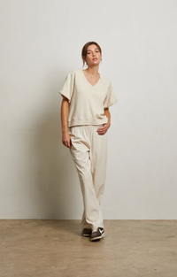 perfectwhitetee Pants Adele Pull on Pant, Sugar Soho-Boutique
