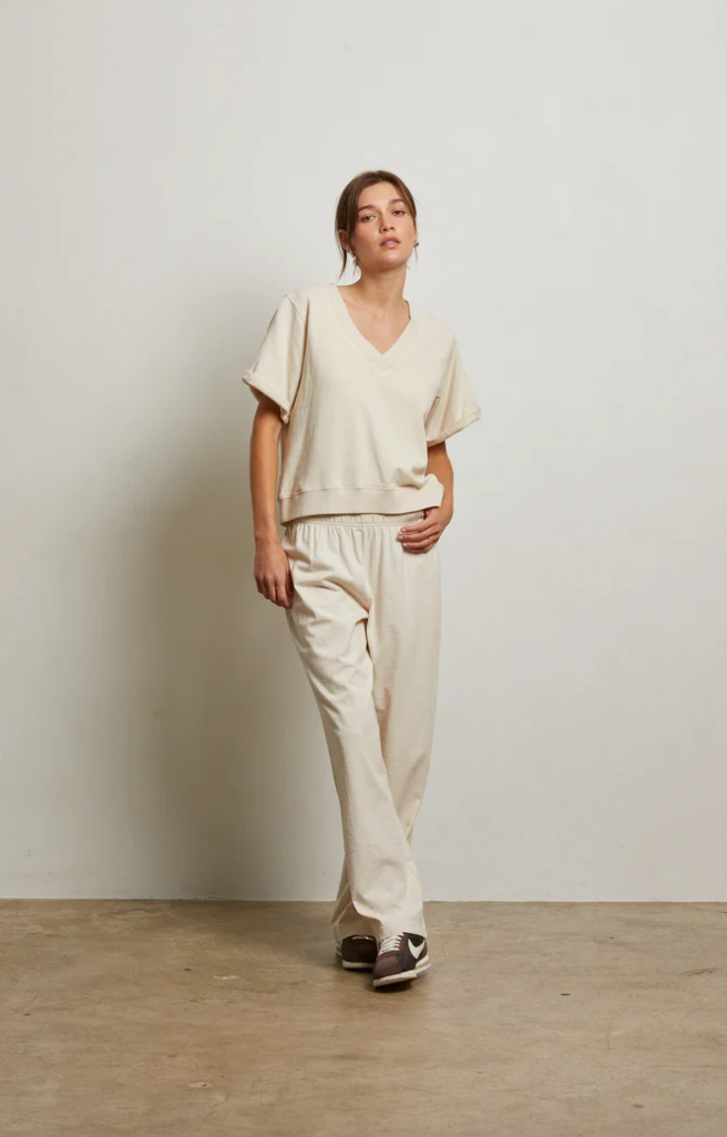 perfectwhitetee Pants Adele Pull on Pant, Sugar Soho-Boutique