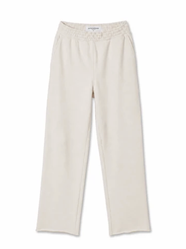 perfectwhitetee Pants Leni French Terry Pull On Pant, Sugar Soho-Boutique