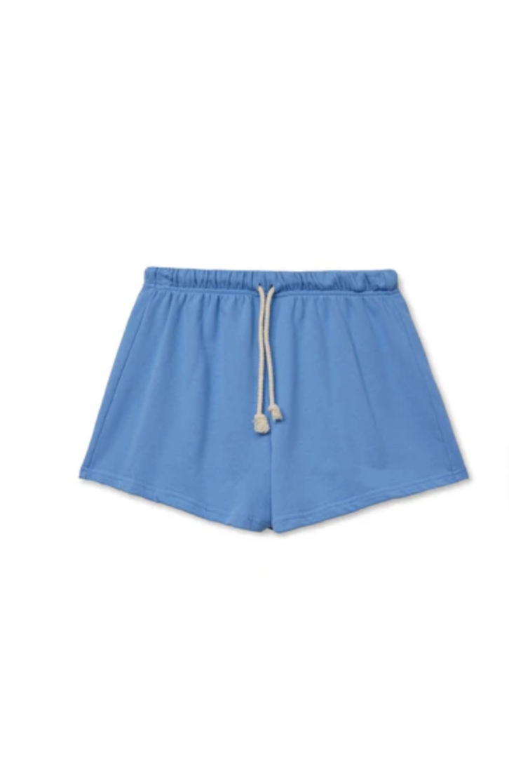 perfectwhitetee Short Layla French Terry Sweat Shorts, Pacific Blue Soho-Boutique