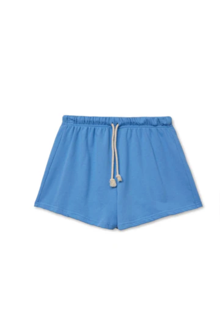 perfectwhitetee Short Layla French Terry Sweat Shorts, Pacific Blue Soho-Boutique