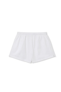 perfectwhitetee Short Liz Tennessee Jersey Pull On Short, White Soho-Boutique