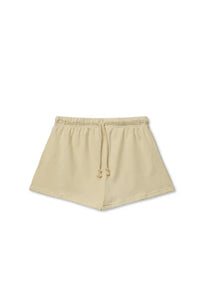 perfectwhitetee Shorts Layla Sweat Short, Custard Soho-Boutique