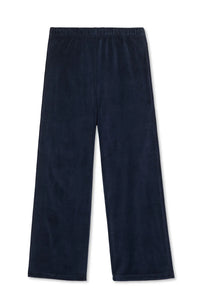 perfectwhitetee Sweatpants Alex Velour Sweatpant, Navy Soho-Boutique