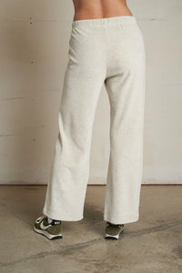 perfectwhitetee Sweatpants Alex Velour Sweatpant, Oatmeal Soho-Boutique