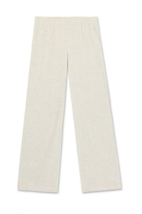 perfectwhitetee Sweatpants Alex Velour Sweatpant, Oatmeal Soho-Boutique