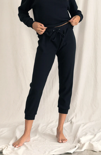 perfectwhitetee Sweatpants Brooke Jogger, True Black Soho-Boutique