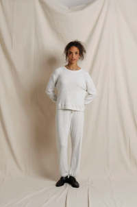 perfectwhitetee Sweatpants Brynn Brushed Cotton Mohair Drawcord Pant, Ash Soho-Boutique