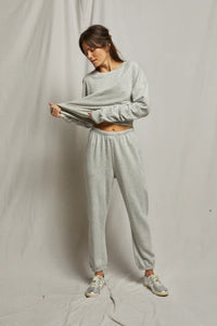 perfectwhitetee Sweatpants Johnny Sweatpant, Heather Grey Soho-Boutique
