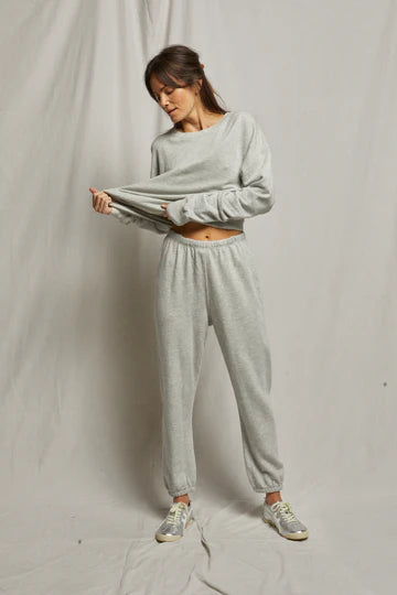 perfectwhitetee Sweatpants Johnny Sweatpant, Heather Grey Soho-Boutique